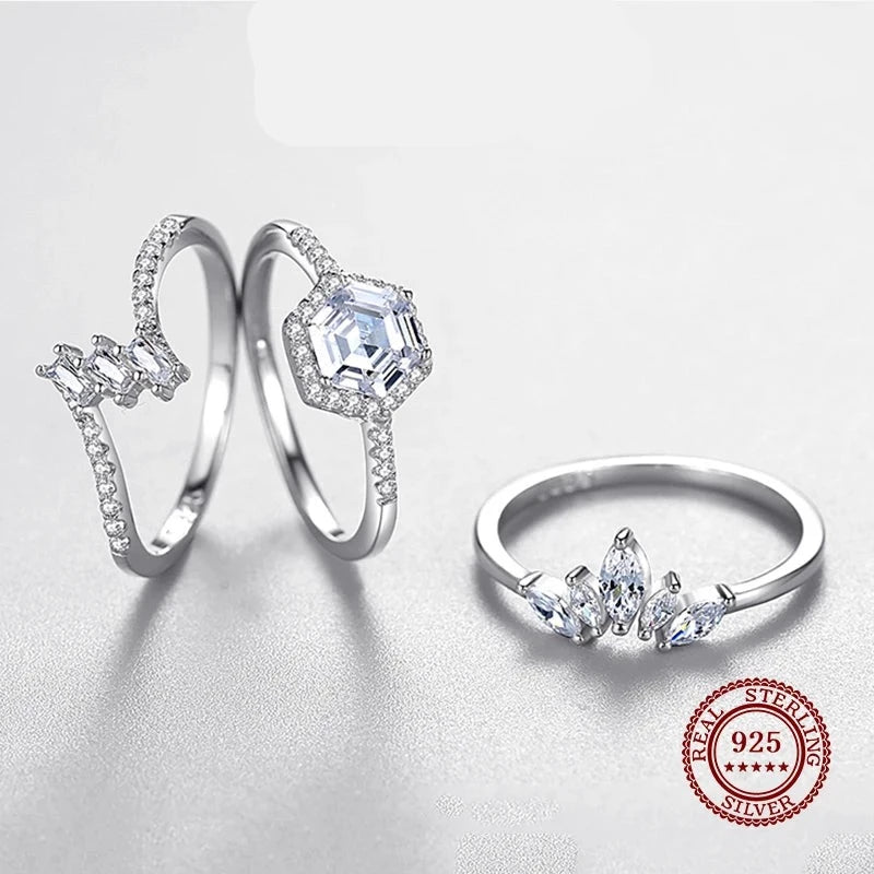 טבעת כסף 925 בעיצוב כתר מהודר 💍